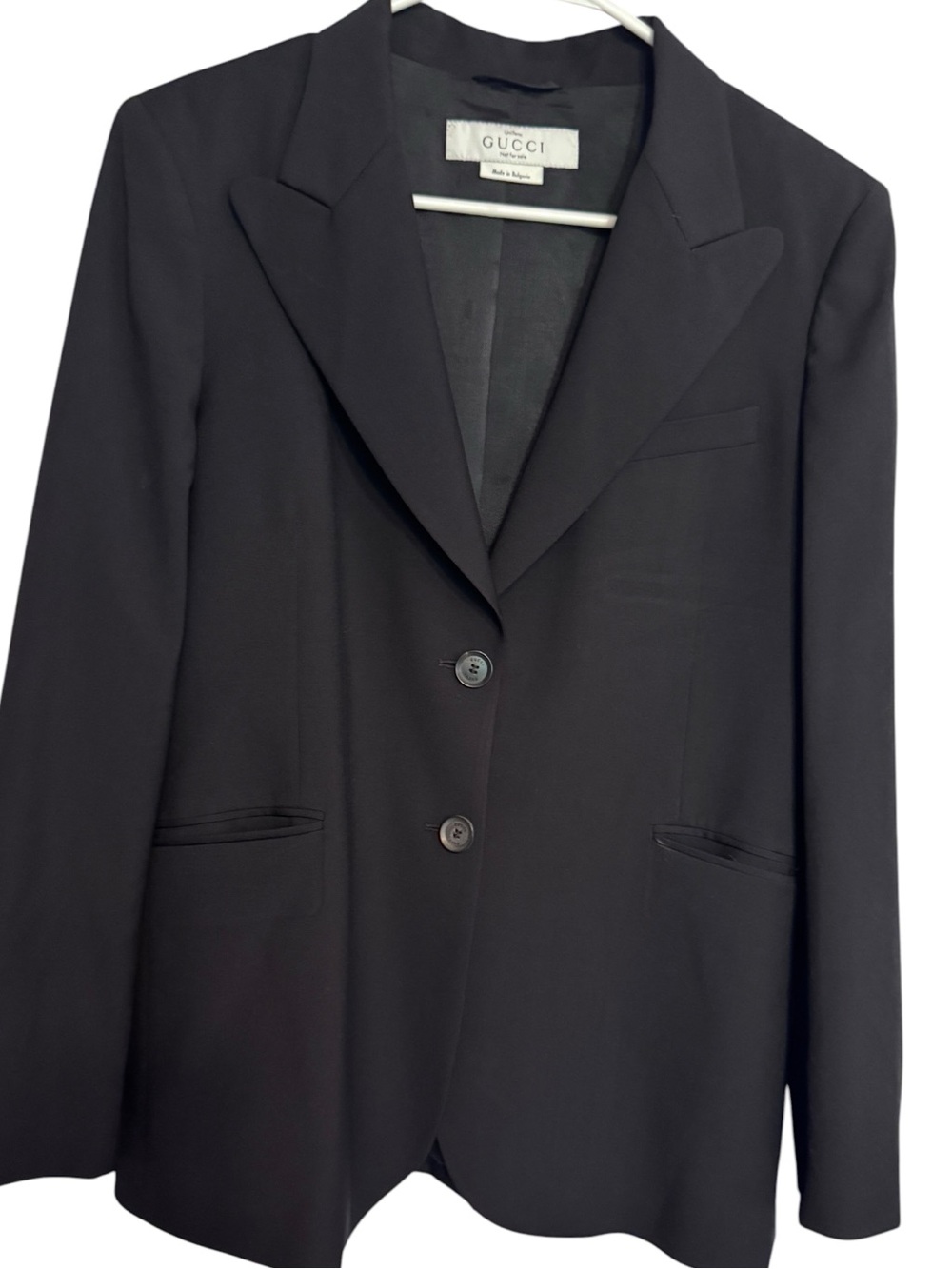 Gucci Uniform Black Single-Breasted Women's Blazer